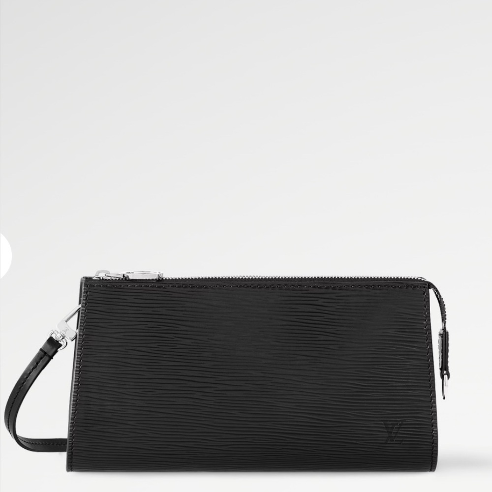 Louis Vuitton Black Epi Poichette - Picture 11 of 12